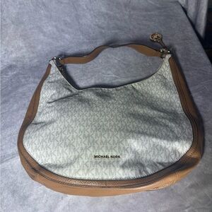 Michael Kors Brown and Cream Women's Bag